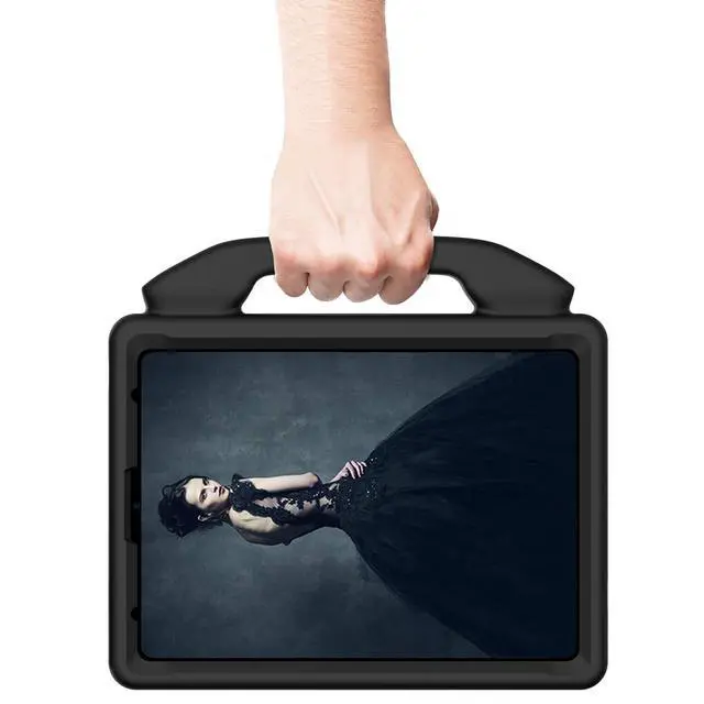 Alt view image 5 of 5 - SaharaCase Shock KidProof Case for Apple iPad Air 10.9" (4th Generation 2020 and 5th Generation 2022) [Shockproof Bumper] Rugged Protection Antislip Grip Handle Kickstand (Black)