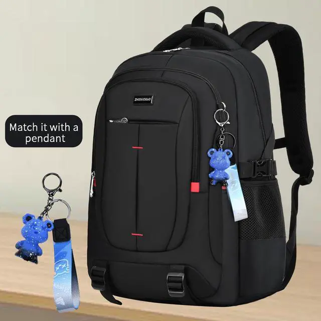 Alt view image 2 of 5 - ZHIDOBO Backpack for School Boys Backpacks for Kids Camo Bookbag for Middle School Bags high school Waterproof Travel Back Pack