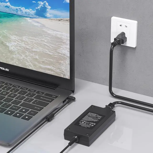 Alt view image 4 of 5 - Govvep 180W Laptop Charger Compatible with Asus ROG Zephyrus G14 G15 GA401 GA401I GA401II GA502DU GA502D GA502IU FX705GE GL703GM ADP-180TB H Gaming Laptop