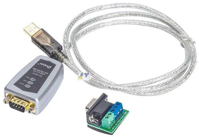 Main image of DTech 6 Feet USB to RS422 RS485 Serial Port Converter Adapter Cable with FTDI Chip Supports Windows 11 10 8 7 XP Mac