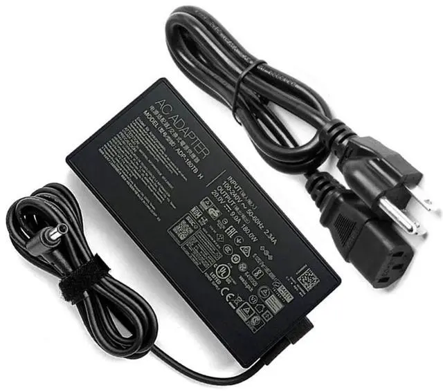 Alt view image 4 of 5 - 180W 20V 9A 6.0x3.7mm ADP-180TB H AC Adapter for Asus Rog Zephyrus G14 GA401 G15 GA502, Asus Tuf F15 Charger