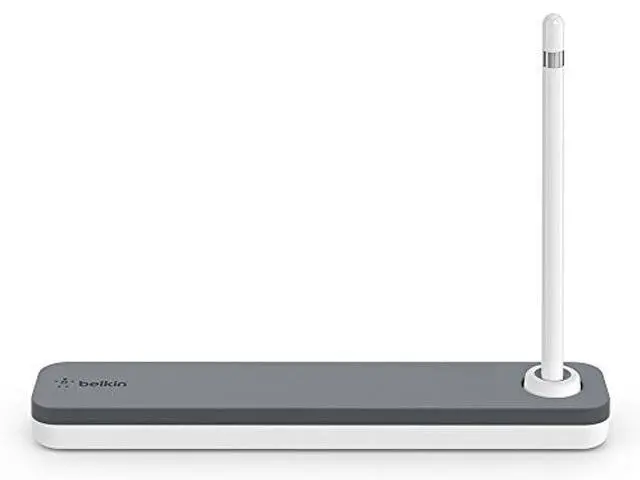 Alt view image 2 of 5 - Belkin Pencil Case for Apple Pencil 1stGen  Compact Pouch for Apple Pencil Accessories, Tips, Cap Storage  Compatible with iPad (Pro, Air, Mini)  Gray