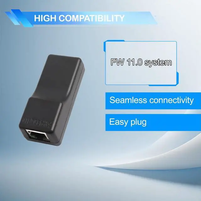 Alt view image 2 of 5 - JB Tool USB Adapter for FW 11.0 System, One Key PPPwn Dongle with Ethernet Type C Cable, One Key JB Tool Mod Kit Game Accessories, GoldHEN for Homebrew Enabler for Slim