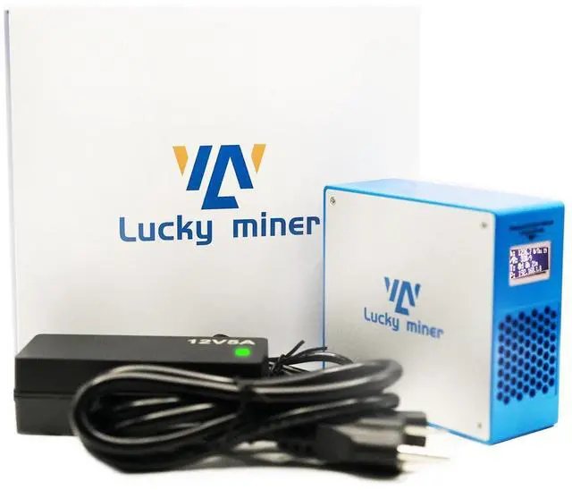 Main image of Generic BeLuckyMan Bitcoins Miner Machine Lotto Mining Device 1TH/S WiFi SHA-256 Asic Chip BM1366 Portable V7 Micro Silent Cryptocurrency Home Use, Blue