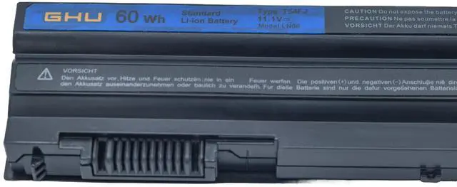 Alt view image 3 of 5 - GHU New Battery 60 Wh 6-Cell Compatible with Dell Latitude E5430 E5530 E6420 E6430 ATG E6530 Laptops (NH6K9) 312-1242 NHXVW PRRRF UJ499 YKF0M X57F1 04NW9 8858X KJ321 M5Y0X P8TC7 P9TJ0
