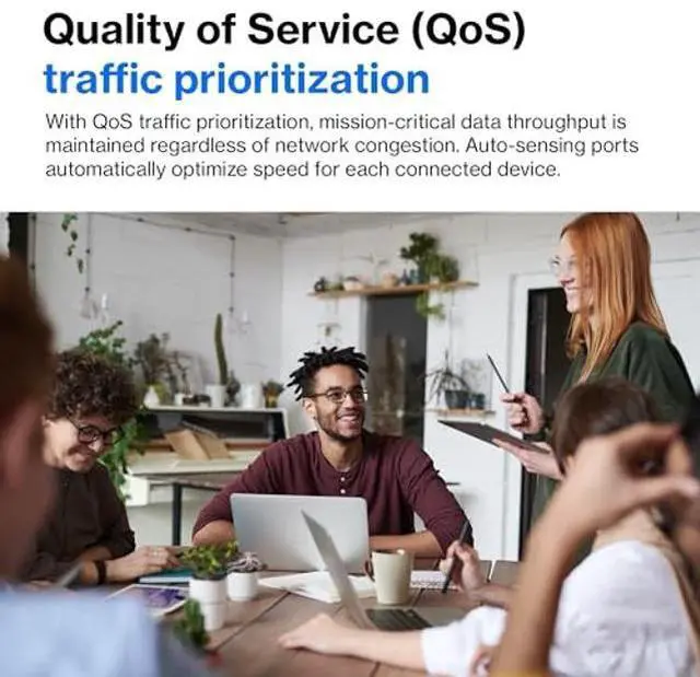 Alt view image 4 of 5 - Linksys LGS328C 24 Port Gigabit Managed Network Switch with 4 x 10G Uplink SFP+ Slots - Advanced Security, QoS, Static Routing, VLAN, IGMP Features - Metal Housing, Desktop / Wall Mount