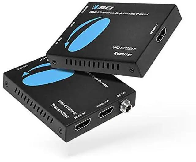 Main image of OREI HDMI Extender UltraHD Over Single Cat6/Cat7 Cable 4K @ 60Hz with HDR & IR Control - Up to 165 ft EDID Management