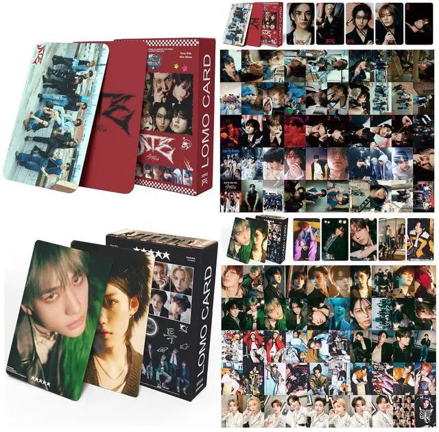 Alt view image 2 of 5 - Stray Kids 5 Star Album Merch Gift Box Set including 110 PCS Photocards, 16pcs Transparent Cards, 180pcs Laptop Stickers, 2pcs Keychain, 2pcs Lanyards and 2pcs Tape Rolls, Gift for SKZ Fans