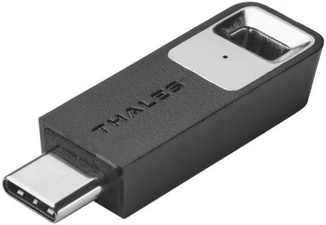 Main image of Thales - SafeNet eToken Fusion - Phishing-Resistant FIDO2 Certified Security Key for Digital certificates or FIDO2 authentication to Web apps and desktops - USB-C