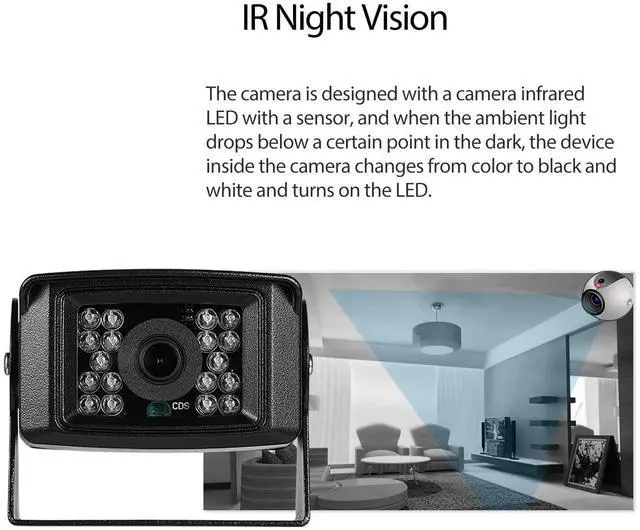 Alt view image 3 of 5 - REVODATA HD 5MP Mini POE IP Camera,Indoor/Outdoor Security Mini IP Camera IP65 Waterproof 18 pcs LEDs IR Night Vision 3.6mm Lens,Small POE P2P Video Cam,Motion Detection (I704-P-HS)