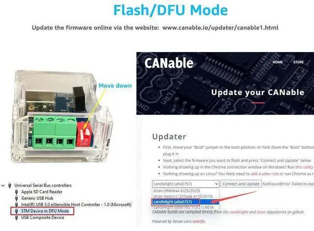 Alt view image 3 of 5 - DSD TECH SH-C30G Isolated USB to CAN Adapter Based on Canable 1.0 Pro