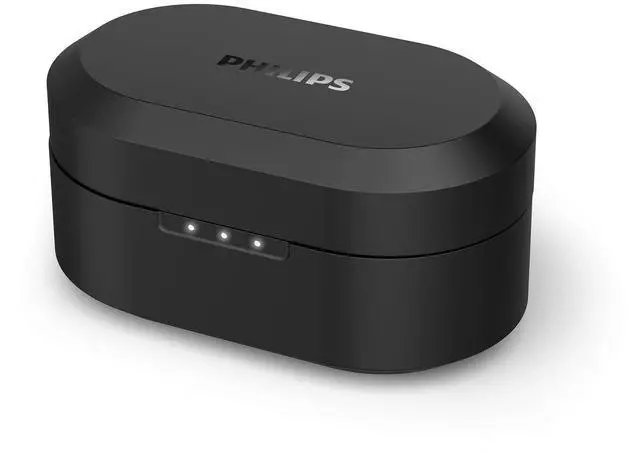 Alt view image 5 of 5 - Philips T8505 True Wireless Earbuds, Hybrid Active Noise Canceling (ANC), Bluetooth 5.0 Voice Assistant, IPX4 Splash Resistant, App Control, USB-Charging, Wireless Charging case Included (TAT8505BK)