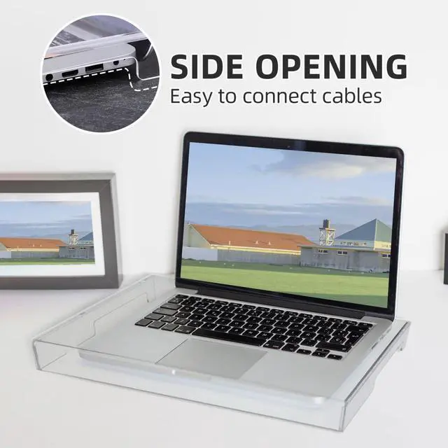 Alt view image 4 of 5 - Veemoon Computer Acrylic Keyboard Cover Clear Mechanical Keyboard Dust Cover Computer Keyboard Cover Transparent Protector Keyboard Protective Case 15.6inch Laptop Mouse