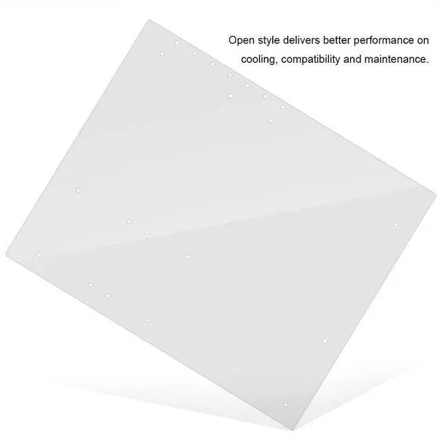 Alt view image 5 of 5 - 4mm Acrylic Frame Open Frame Transparent Acrylic Overlock Computer Case DIY Base Stand for ATX Mothboard