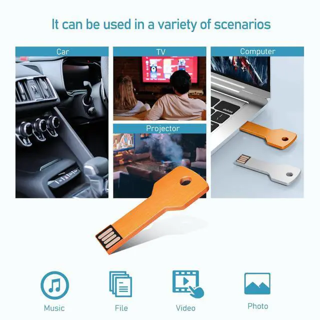 Alt view image 2 of 5 - JUANWE 16GB Bulk USB Thumb Drive 10 Pack, Metal Flash Drive USB Key Jump Drive Mixcolor Flash Drive Waterproof 2.0 Portable Memory Storage Sticks for Computers Zip Drive Pendrive Photo Stick