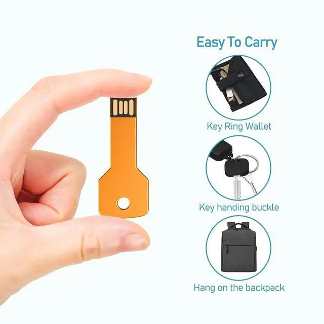Alt view image 3 of 5 - JUANWE 16GB Bulk USB Thumb Drive 10 Pack, Metal Flash Drive USB Key Jump Drive Mixcolor Flash Drive Waterproof 2.0 Portable Memory Storage Sticks for Computers Zip Drive Pendrive Photo Stick