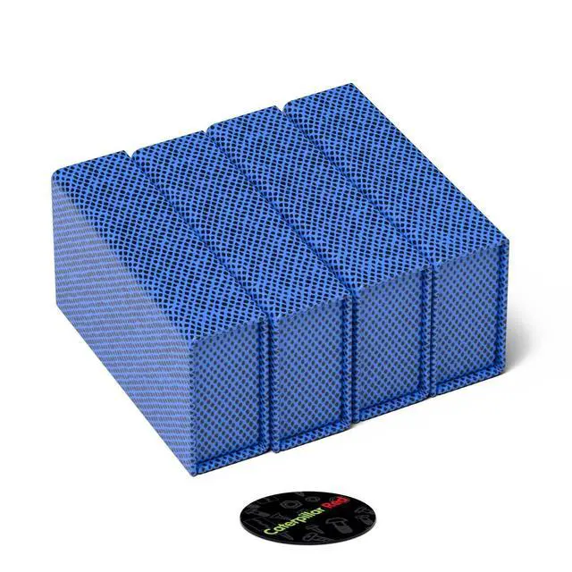 Alt view image 3 of 5 - Caterpillar Red 4 x Magnetic USB Presentation Gift Boxes, Royal Blue Color, Flash Drives, Removable Drives, Wedding USB Box, Wedding Presentation Gift Box, Photography