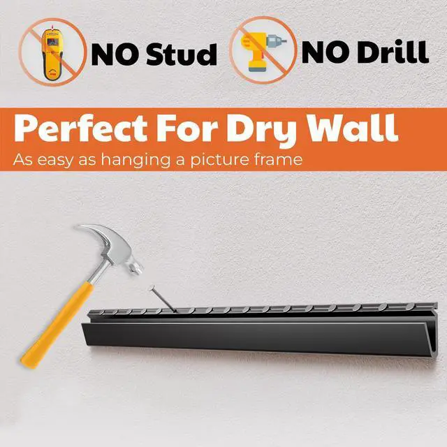 Alt view image 2 of 5 - Fulifix 2 Pack No Stud TV Wall Mount for 22-55 Inch TVs, No Drill TV Mount, Studless Drywall TVs Wall Bracket fits Most LED LCD Flat Curved Screen TVs & Monitors, Max VESA 400x400mm up to 100 lbs