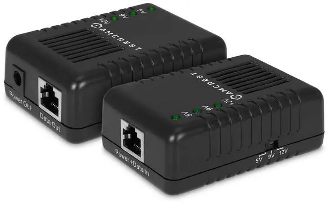 Alt view image 3 of 4 - Amcrest Active PoE Splitter Adapter, IEEE 802.3af compliant, Up To 100 meters, 5V / 12V Output