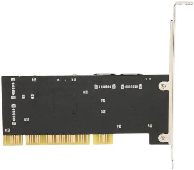 Alt view image 5 of 5 - PCI to 4 Port SATA Card, 4 Channel PCI SATA Card 4 Ports, Simple 1.5Gbps PCI SATA Controller, Stable and SATA Expansion Card for Desktop PC
