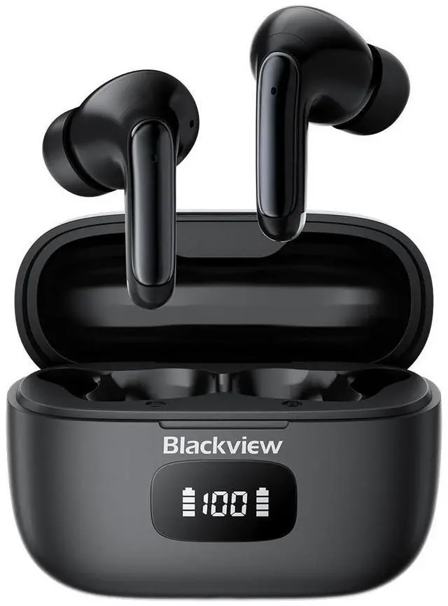 Main image of Blackview Wireless Earbuds, 2025 Bluetooth 5.3 Headphones, 56Hrs Hi-Fi Stereo Deep Bass Earphones with 4 ENC Noise Cancelling Mics, IPX7 Waterproof Ear Buds for iPhone Android Phones Laptop