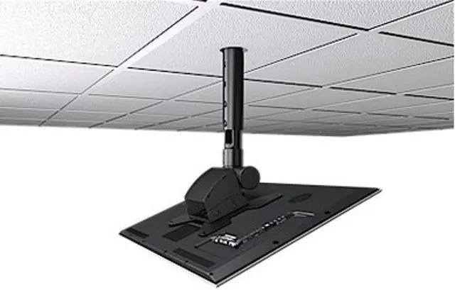 Alt view image 3 of 5 - Crimson AV CXT42 Ceiling Mount Kit for Extreme Tilt for 13"-37" Flat Panel Screens; 1.5" NPT Thread Compatible; Ceiling Plate and Column not Included