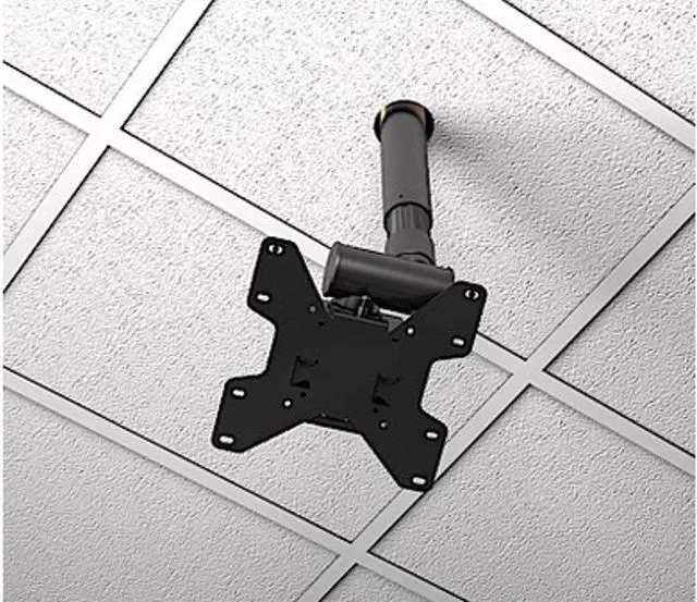 Alt view image 4 of 5 - Crimson AV CXT42 Ceiling Mount Kit for Extreme Tilt for 13"-37" Flat Panel Screens; 1.5" NPT Thread Compatible; Ceiling Plate and Column not Included