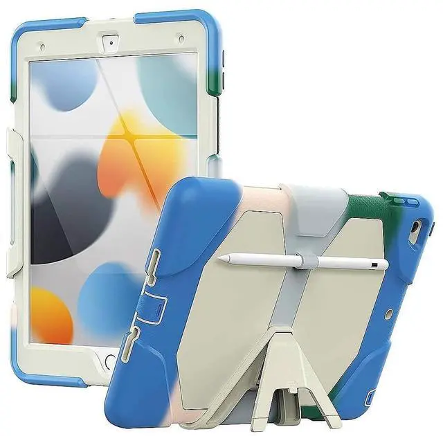 Alt view image 3 of 5 - SaharaCase Splash Series Case for use with iPad 10.2-inch (7th, 8th and 9th Gen 2021), Blue (TB00075)