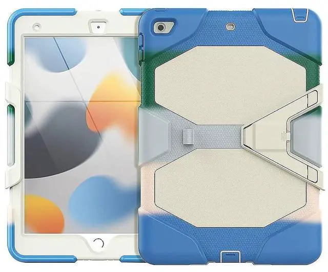 Alt view image 4 of 5 - SaharaCase Splash Series Case for use with iPad 10.2-inch (7th, 8th and 9th Gen 2021), Blue (TB00075)