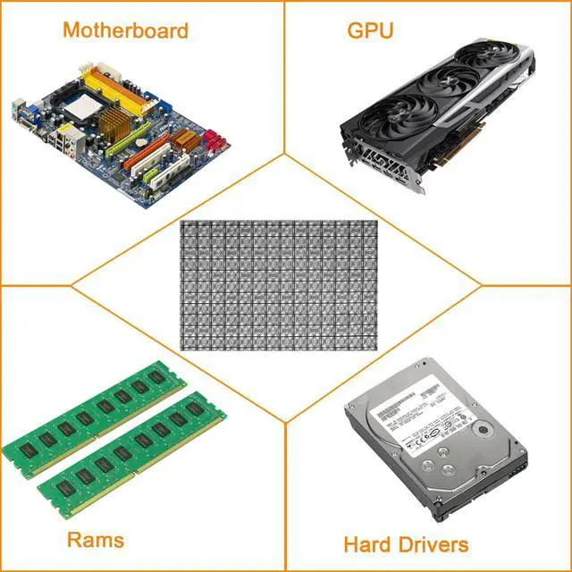 Alt view image 5 of 5 - 10Pcs Extra Large Open Top Antistatic Bags 15.75 x17.72inches ESD Shielding Bags with Stickers for Electronics