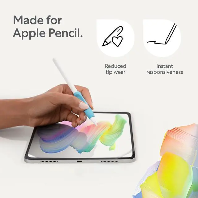 Alt view image 4 of 5 - Paperlike Screen Protector (2x) for iPad (A16) 11" (2025) & iPad 10.9" 10th Generation (2022) for an authentic paper-feel