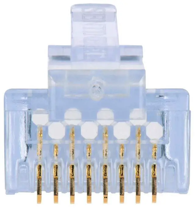 Alt view image 2 of 5 - UbiGear® 1000 Pcs RJ45 CAT6 8P8C Modular Network Cable LAN Connector/Plug/End (CAT6-1000Pcs)