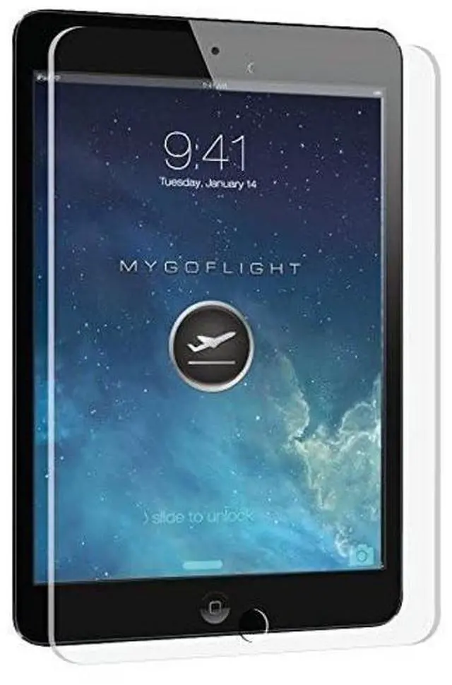 Alt view image 2 of 5 - MYGOFLIGHT ArmorGlas  Tempered Glass Screen Protector for iPad 10.2 Generation 7-9 - Anti-Glare, Anti-Reflection, Anti-Shatter, Scratch & Fingerprint Resistant, Bubble-Free Easy Install