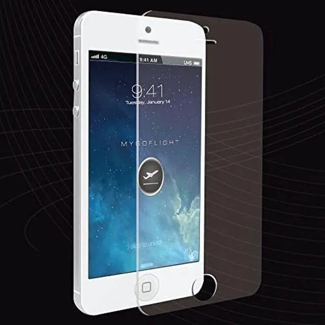 Alt view image 3 of 5 - MYGOFLIGHT ArmorGlas  Tempered Glass Screen Protector for iPad 10.2 Generation 7-9 - Anti-Glare, Anti-Reflection, Anti-Shatter, Scratch & Fingerprint Resistant, Bubble-Free Easy Install