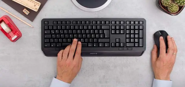 Alt view image 2 of 5 - CHERRY GENTIX Desktop Wireless Keyboard and Mouse