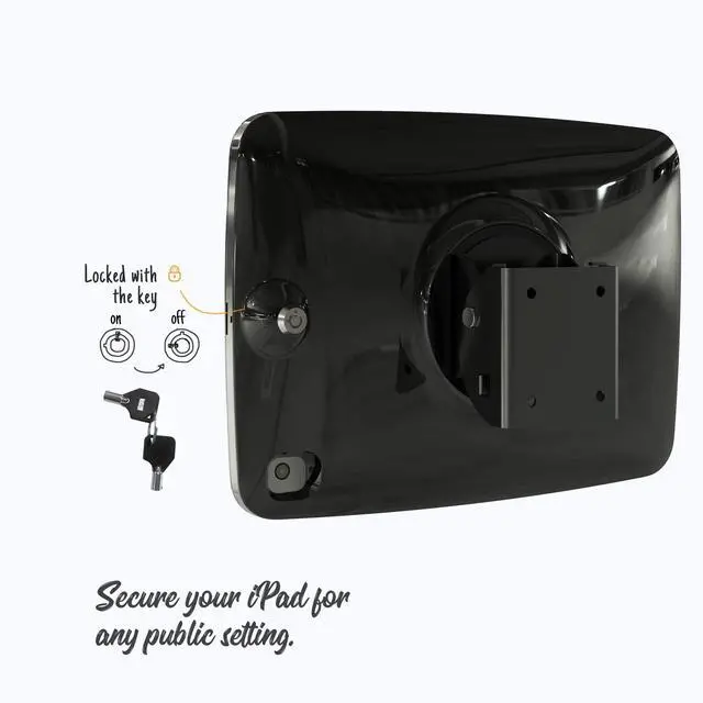 Alt view image 4 of 5 - Beelta Tablet Wall Mount Compatible with 10.2 inch iPad 7 8 9 Gen BSW102TB