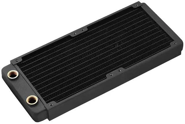 Main image of Universal Copper Radiator 240mm Heat Sink Water Liquid Cooling Heat Exchanger for Computer Water Cooling, Beauty Equipment, Industrial Equipment (240mm)