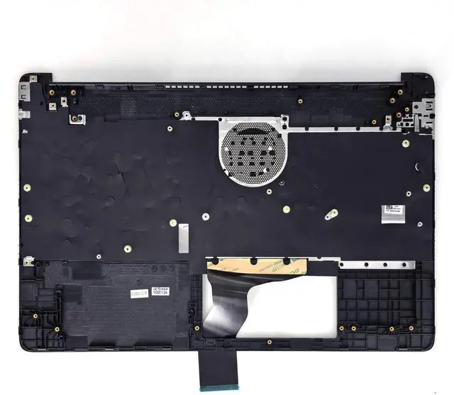 Alt view image 2 of 5 - Jxjslp Replacement Upper Case Palmrest for HP 15T-DY 15Z-EF 15S-EQ 15s-fq 15-EF Series Laptop Keyboard Assembly L89859-001 Jet Black