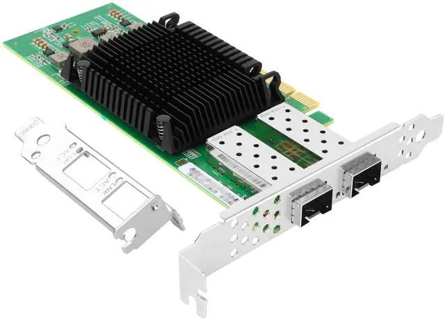 Main image of Vogzone 25Gb PCI-E NIC Network Card for Intel E810-XXVDA2, 1GbE/10GbE/25GbE Dual SFP28 Ports, with Intel E810-XXVAM2 Chip,25GbE PCI Express 4.0 X8 Ethernet Adapter Support RDMA iWARP/RoCEv2/UEFI