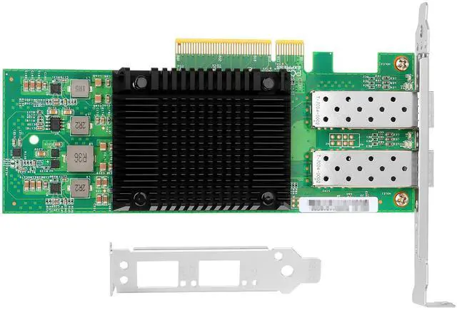 Alt view image 2 of 5 - Vogzone 25Gb PCI-E NIC Network Card for Intel E810-XXVDA2, 1GbE/10GbE/25GbE Dual SFP28 Ports, with Intel E810-XXVAM2 Chip,25GbE PCI Express 4.0 X8 Ethernet Adapter Support RDMA iWARP/RoCEv2/UEFI