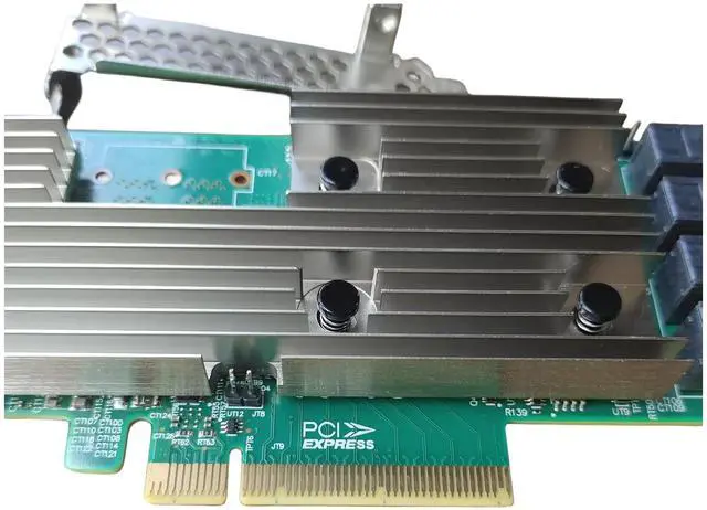 Alt view image 3 of 4 - SVNXINGTII SAS9305-16i SATA SAS 16 Port HBA 12Gbs RAID Controller Card Host Bus Adapter PCIe 3.0 x8 IT-Mode 05-25703-00 Card (9305-16i)