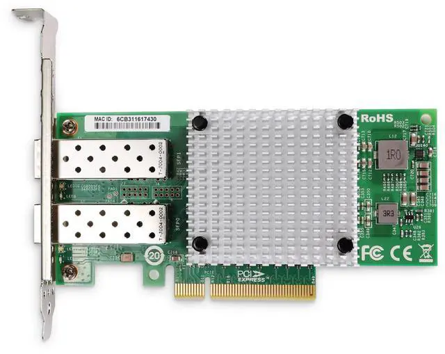 Alt view image 4 of 5 - 10Gb PCI-E NIC Network Card Compare to Intel X710-DA2, Dual SFP+ Ports, with Intel X710-BM2 Chipset, 10Gb PCI Express Ethernet LAN Adapter Support Windows Server/Windows/Linux/ESX