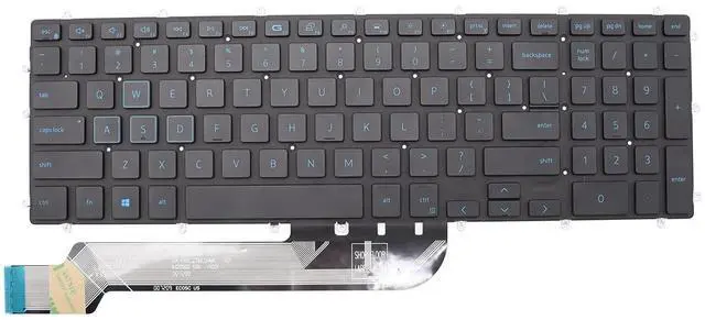 Main image of New Replacement Keyboard for Gaming G3-3579 3779 3590 G5 5587 5590 G7 7588 7590 7790 Keyboard US Backlit Blue