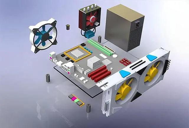 Alt view image 3 of 5 - PC Open Chassis Computer Heat Dissipation Case Acrylic ATX MATX ITX Motherboard Test Bench Platform DIY Computer Case with Metal Switch