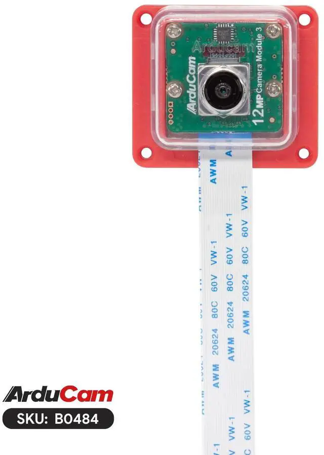 Alt view image 5 of 5 - Arducam for Raspberry Pi Camera, 12MP IMX708 Quad-Camera Kit for Raspberry Pi 5, 120°(D) Wide Angle Autofocus Camera, Stereo Synchronized Camera Module