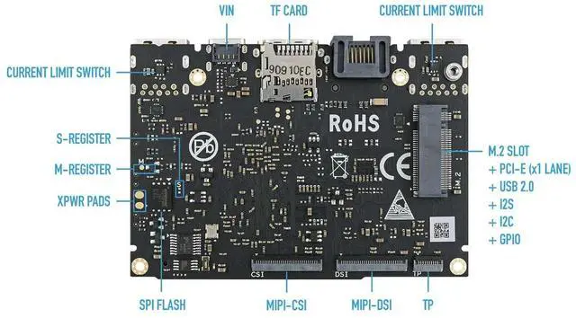Alt view image 3 of 5 - Khadas Single Board Computer, VIM3 Basic Amlogic A311D,Faster CPU,Neural Processing Unit for A.I.Switchable PCIe and USB 3.0,Dual Independent Displays,Dual Cameras(2+16GB)