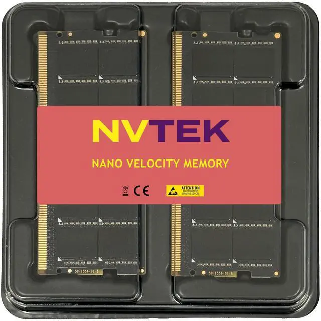 Alt view image 3 of 5 - NVTEK 16GB (2X8GB) DDR4 2666MHZ PC4-21300 SODIMM 2Rx8 1.2V CL19 260-PIN Non-ECC Laptop PC Computer Memory KIT