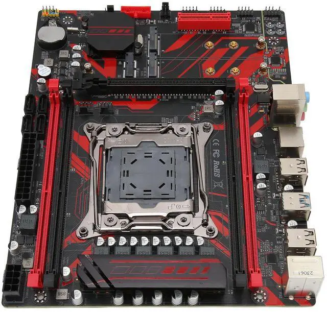 Main image of Cuifati X99 LGA 2011 V3 Gaming Motherboard,Micro ATX Motherboard with RTL8111G Gigabit LAN Card 4 Channel DDR4 M.2 Slots