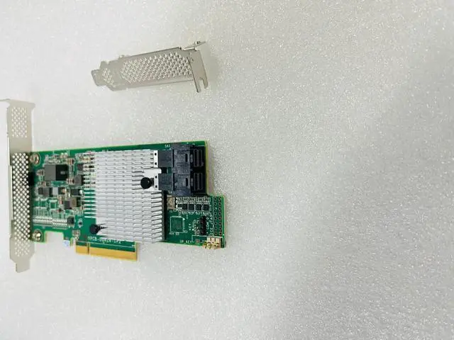 Alt view image 2 of 5 - SXTAIGOOD 9300-8I SAS3008 12Gbps SATA/SAS 8-Port HBA IT Mode ZFS FreeNAS unRAID+2*SFF-8643 SATA Cable