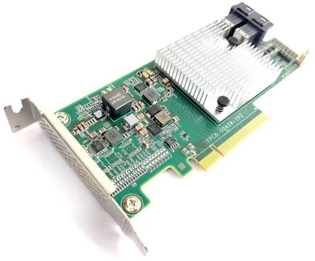 Alt view image 4 of 5 - SXTAIGOOD 9300-8I SAS3008 12Gbps SATA/SAS 8-Port HBA IT Mode ZFS FreeNAS unRAID+2*SFF-8643 SATA Cable